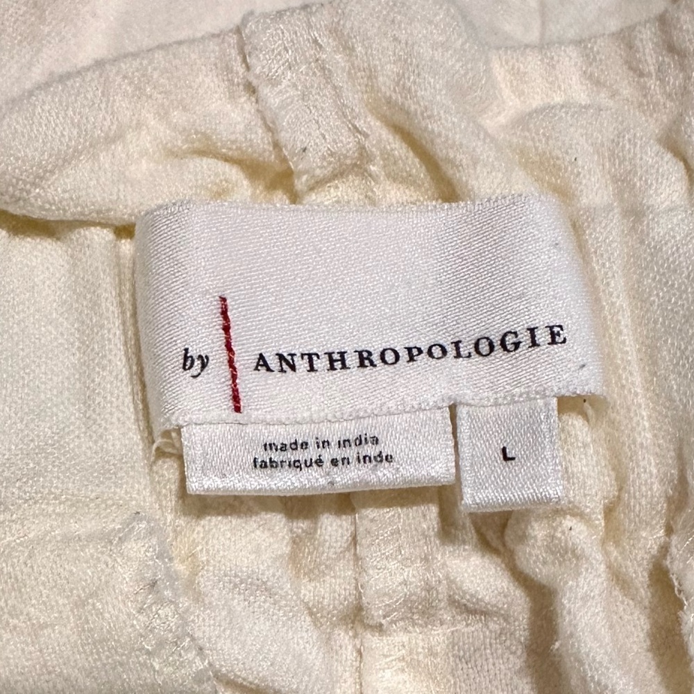 ANTHROPOLOGIE Annaleigh Embroidered Shorts in Ivory - Picture 8 of 10